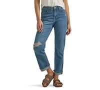Lee Jean Taille mi-Haute Boyfriend, DX remarquable, 46 Femme