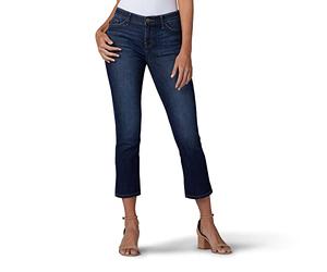 Lee Jean capri 5 poches Flex Motion coupe droite pour femme
