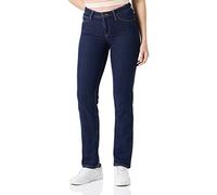 Lee Marion Straight Jeans, Solid Blue, 27W / 31L Femme