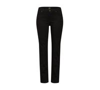 Lee Femme Jeans, Droit, Coton, Noir (Black Rinse 47), 26W / 33L