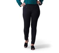 Lee Plus Size Sculpting Slim Fit Skinny Leg Pull on Jean, Noir, 54 Longue Femmes