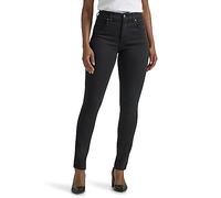 Lee Jean Skinny Taille Haute Ultra Lux Comfort avec Flex Motion pour Femme, Noir, 40