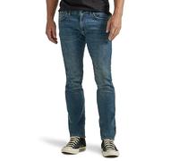 Lee Jean Slim à Jambe Droite série Moderne Extreme Motion, Bleu, 33 W/32 L Homme