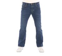 Lee Jeans Homme Denver Stretch Bootcut Rinse Dark Blue Elko Aged Alva Bleu Jeans