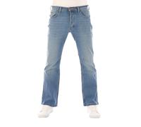 Lee Jeans Homme Denver Stretch Bootcut Rinse Dark Blue Elko Aged Alva Bleu Jeans