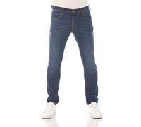Lee Luke Jean slim fit fuselé pour homme, en coton, denim, stretch, bleu, noir, gris, taille 39/40, 40/41, 41/42, 42/43, 43/44, 44/46, 46/48, 32W x 34L