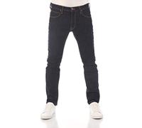 Lee Luke Jean slim fit fuselé pour homme, en coton, denim, stretch, bleu, noir, gris, taille 39/40, 40/41, 41/42, 42/43, 43/44, 44/46, 46/48, 38W x 34L