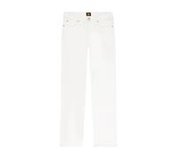 Lee Marion Pantalon Droit pour Femme Coupe Droite Classique, Blanc éclatant., 30W x 33L