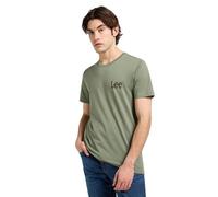 Lee Medium Wobbly Tee T-Shirt, Olive Stone, L Hommes