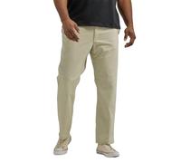 Lee Men's Big and Tall Performance Series Extreme Comfort Pant, Stone, 46W x 28L