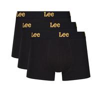 Lee Men's Boxer Shorts in Black | Soft Touch Cotton Trunks Caleçon Boxeur, Lot de 3-Noir, L Homme