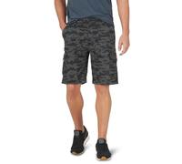 Lee Men's Extreme Motion Crossroad Cargo Short, Black Camo, 34