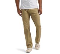 Lee Men's Extreme Motion Relaxed Straight Jean, Kansas City Khaki (Twill), 40W x 32L