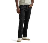 Lee Men's Legendary Slim Straight Leg Jean, Overdye Black, 30W x 34L