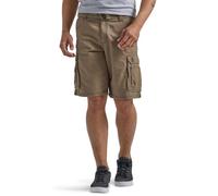Lee Men's New Belted Wyoming Cargo Short, Breen, 32