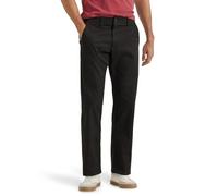 Lee Men's Performance Series Extreme Comfort Khaki Pant, Black, 34W x 29L