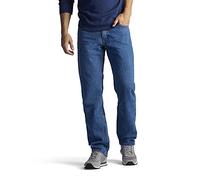 Lee Men's Regular Fit Straight Leg Jean, Pepperstone, 34W x 29L