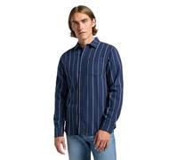 Lee Mercantile Shirt, Bleu Indigo, M Hommes