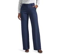 Lee Pantalon à jambe large Ultra Lux Comfort pour femme, Bleu marine empereur, 42 longue