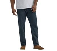 Lee Pantalon Big & Tall Extreme Motion, Coupe Droite, Devant Plat, pour Homme, Bleu Marine, 48W x 34L