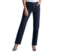 Lee Pantalon coupe droite pour femme Coupe décontractée - Bleu - 44 longue