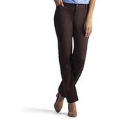 Lee Pantalon coupe droite pour femme Coupe décontractée - Marron - 44 court
