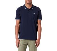 Lee Pique Polo T-Shirt Homme, Bleu Marine, L