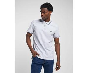 Lee Piqué Short Sleeve Polo Gris 2XL / Regular Homme
