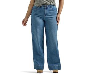 Lee Plus Size Legendary High Rise Trouser Jean, Rétro surélevé, 48 Grande Taille Petite Mujeres