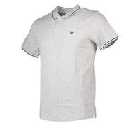 Lee Piqué Short Sleeve Polo Gris M / Regular Homme