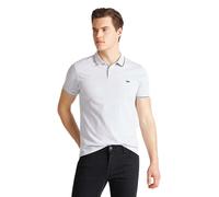 Lee Polo Pour Hommes Piqué Noir Blanc Gris 100% Coton S M L XL XXL