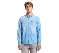 Lee Regular Western Shirt Chemise, Starlight Wash, M Homme