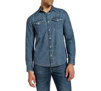 Lee Regular Western Shirt, Green Aura, S Homme