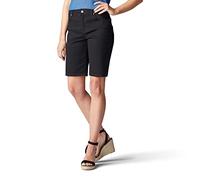 Lee Relaxed Fit Bermuda Short Jean, Noir, 48 Femme