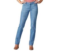 Lee Relaxed Fit Straight Leg Jean, Bleu inspirant, 52 FR/Longue Femmes