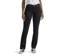 Lee Relaxed Fit Straight Leg Jean, Noir Onyx, 40 Taille Courte Femme