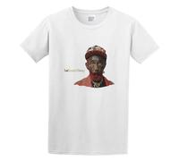 Lee Scratch Perry - Reggae Icon Jamaica Dub Lover's Rock Disco Devil Men Adult Short Sleeve White XL