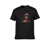 Lee Scratch Perry - Reggae Icon Jamaica Dub Lovers Rock Disco Devil Mens T-Shirt Black Tees Unisex Shirt L