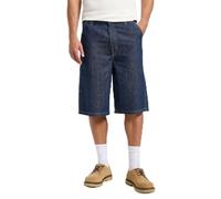 Lee Short Carpenter Skater Denim pour Homme, rincer, 26W