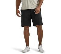Lee Short Extreme Motion Flat Front pour Homme, Noir, 54