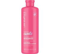 Lee Stafford For The Love Of Curls Shampoo for Wavy and Curly Hair 500ml | Sulphate-Free Curl Shampoo with Shea Butter and Coconut Water, Gently Cleanses, Moisturises, Softens and Helps Define Curls