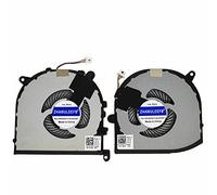 Lee_store Ventilateur de remplacement pour Dell XPS 15 9560 CPU + GPU Ventilateur de refroidissement 2 ventilateurs gauche+droit DP/N 0VJ2HC 0TK9J1