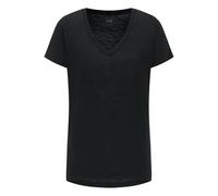 Lee T- Shirt à col en V, Black, S Femmes