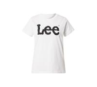 Lee Logo Tee T-Shirt Femme, Blanc., Taille M