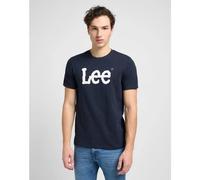 LEE T-Shirt Wobbly Logo Homme Garçon Manches Courtes Jersey Col Roulé des Dames