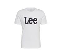 Lee T-Shirt 'WOBBLY LOGO TEE' noir / blanc, Taille XXL