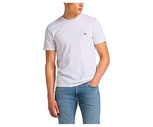 LEE - Tee Shirt Homme - Coupe Regular - Ss Patch Logo Tee - Noir Délavé