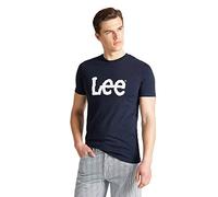 Lee - Tee Shirt Homme - Coupe Regular - Wobbly Logo Tee - Navy Drop