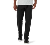 Lee Total Freedom Stretch Relaxed Fit Flat Front Pant Pantalon décontracté, Noir, 30W x 30L Homme
