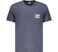 Lee TShirt Regular Fit Col rond Logo Bleu Imprimé : Taille - M Taille : M